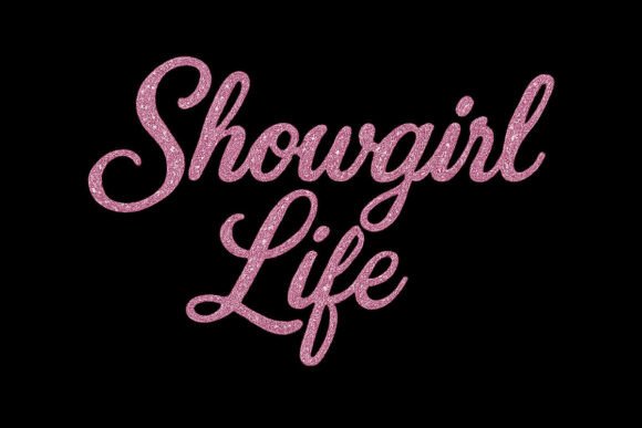 Download Showgirl Energy Neon Glitter PNG - Premium Resources