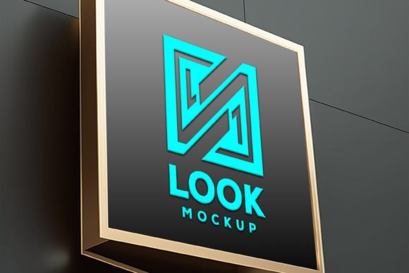 Download Store Front Sign Bord Mockup | Logo Mock - Logo mock Collection