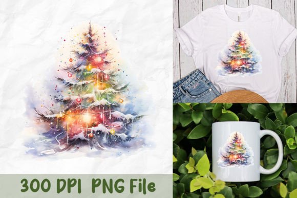 Download Illuminated Christmas Tree PNG - Tree Collection