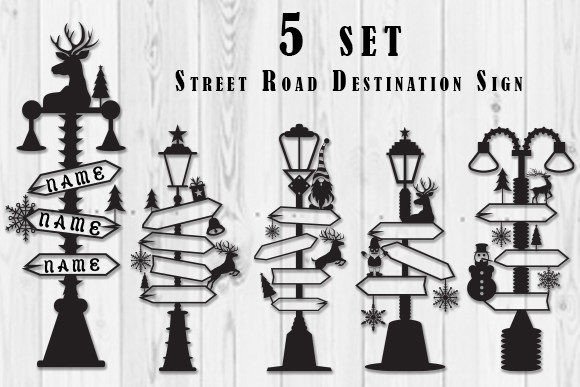 Download Street Road Lamp Destination Sign Svg - Tree Collection