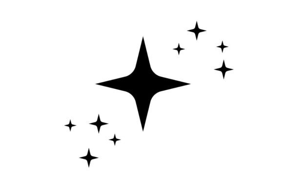 Download Symmetrical Sparkles Silhouette - Premium Resources