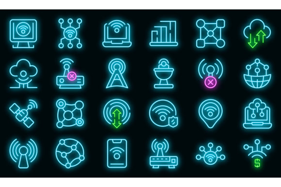 Download Internet Connection Icons Set Vector - Internet Collection
