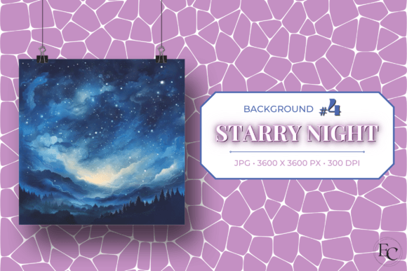 Download Starry Night Magical Background - Magic Collection