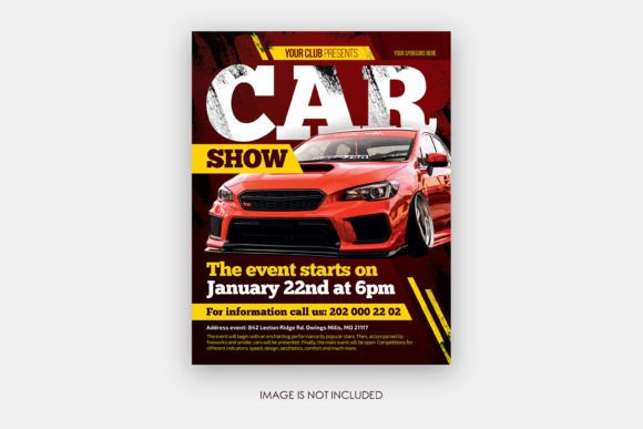 Download Car Show Flyer PSD Template - Flyer Collection