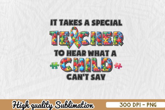 Download Special Teacher Autism Awareness PNG - Special Collection