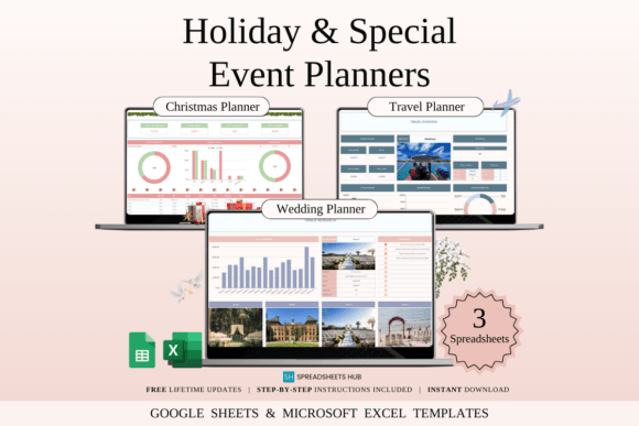 Download Holiday and Special Event Planners Excel - Special Collection