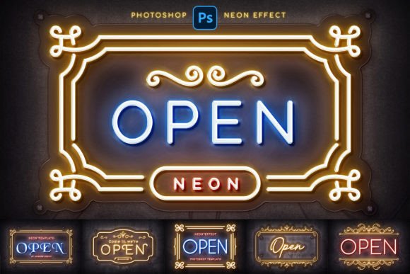 Download Neon Logo Mockups - Logo mock Collection