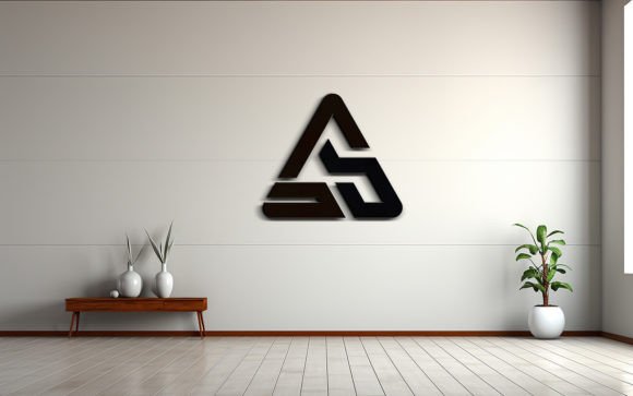 Download Wall Logo Mockup Psd Realistic Logo Mock - Logo mock Collection