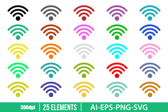 Download Internet Wifi Icon Clipart Set - Internet Collection