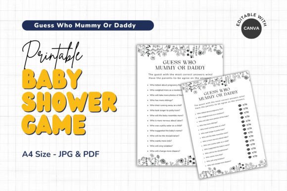 Download Guess Who Mummy or Daddy | Baby Shower - Show Collection