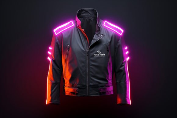 Download Neon Jacket Logo Mockup - Logo mock Collection